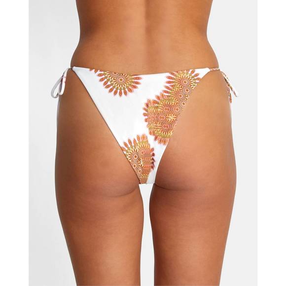 NEW RVCA serotonin tie medium french bikini bottoms in multi - Picture 5 of 5